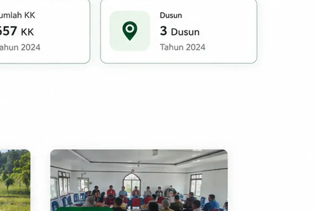Ilustrasi Kesehatan & layanan dasar Desa Pondok Kelapa