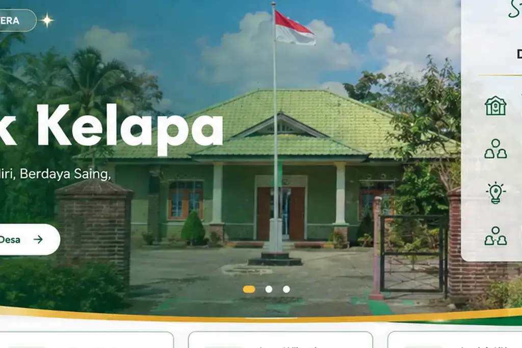 Ilustrasi pelayanan Pemerintah Desa Pondok Kelapa