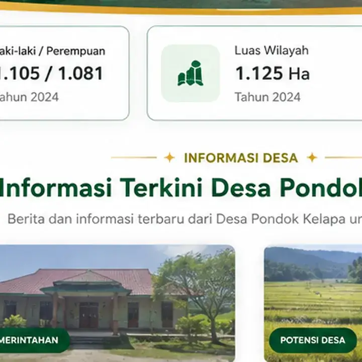 Ilustrasi pendidikan dan pengembangan sumber daya manusia Pondok Kelapa